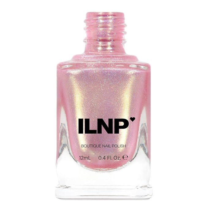ILNP Yes Please - Soft Pink Holographic Shimmer Nail Polish