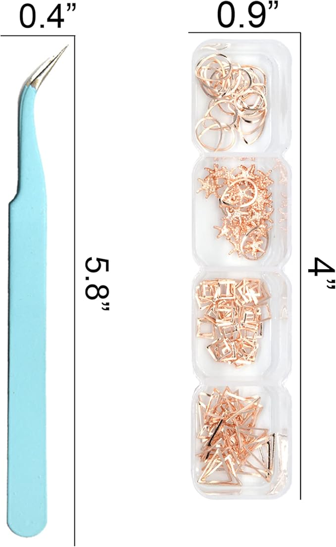 PrettyClaw Nail Art Set 28 Styles Nail Charms (1000+ Pieces) (Set #5)