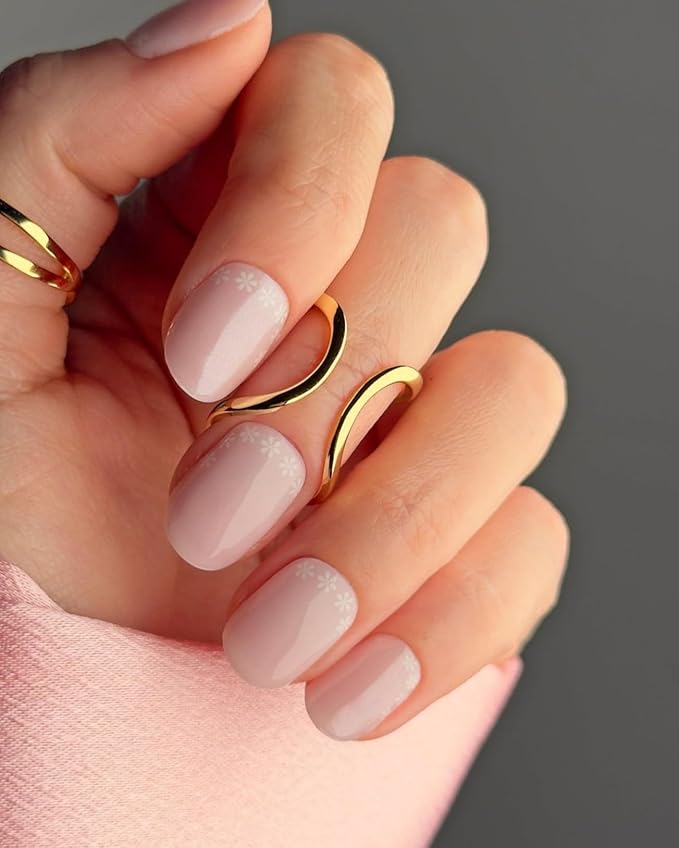 Semi Cured Gel Nail Strips (Dear Daisy)