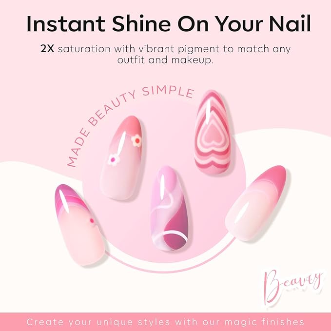 modelones Gel Nail Polish Set, 6 Colors 2026 Easter Light Soft Pink White Nude Pink Gel Polish Soak Off Nail Art Design Manicure Kit Salon DIY Home Gift Women Girlfriend Girl