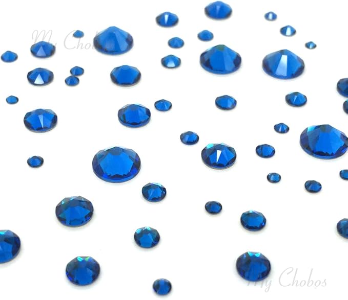 CAPRI BLUE (243)144 pcs Swarovski 2058/2088 Crystal Flatbacks rose pink rhinestones nail art mixed with Sizes ss5, ss7, ss9, ss12, ss16, ss20, ss30 from Mychobos (Crystal-Wholesale)