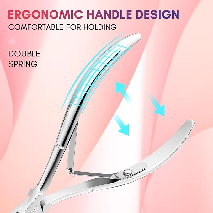 Makartt Cuticle Nipper, Full Jaw Sharp Nail Trimmer Cutter for Care & Prep, Manicure Kit for Home and Salon Use (Silver, Pack of 1)