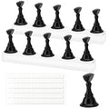Nail Stand Nail Holder for Painting Nails 2 Sets Press on Nails Stand Display with 96 Pcs Reusable Adhesive Putty Clay Magnetic Acrylic Nailss Art Tools Accessories for Home DIY Salon Supplies Black