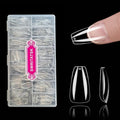 Press On Nails Thicker Medium Coffin Nail Tips,600pcs Gel Flase Nails Tips Acrylic Tip, 15 Sizes 00-13 Fake Tips,Valentines Day Nails Tips, Acrylic Press On Nail Valentines Gifts for Women
