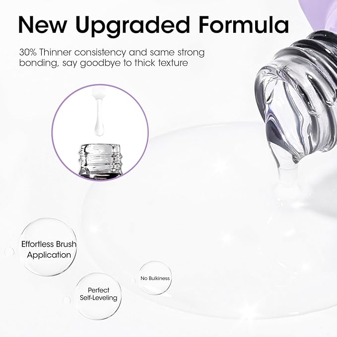 GELLEN Peel Off Gel Base Coat and Top Coat Set, Peelable Base Gel without Soaking, Clear Top Coat Nail Polish, UV LED Lamp Needed, Home DIY Nail Art Manicure Set