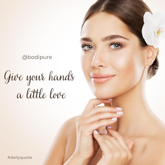 Bodipure Premium Hand Mask Keratin Gloves | Moisturizing Gloves for Dry Hands & Nail-Strengthening & Cuticle Softening | Spa Experience at Home | Chemical Free & For All Skin Types | 100 Pairs