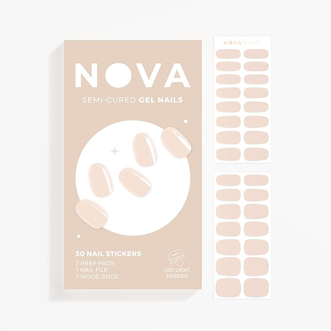 Semi Cured Gel Nail Strips (Bare Necessity)