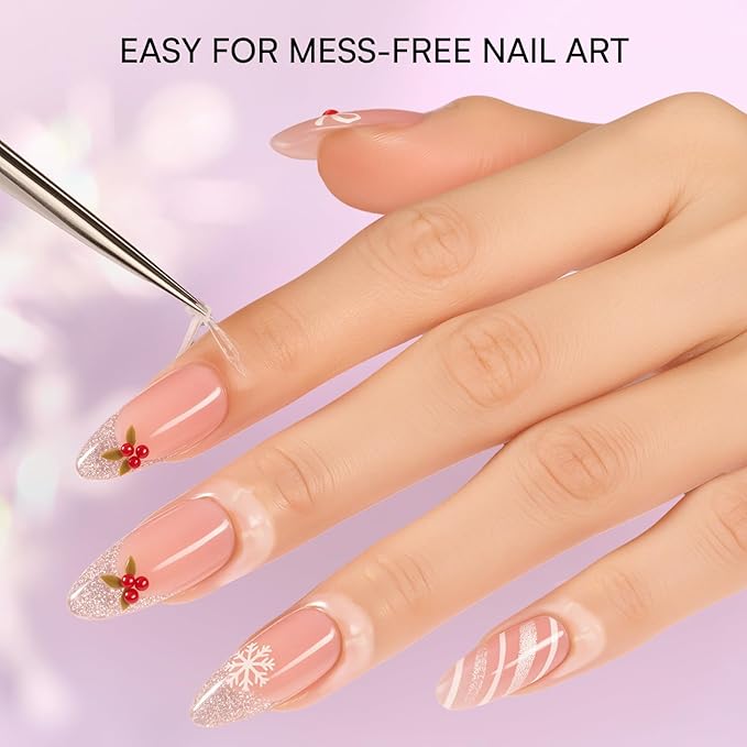 Makartt Liquid Latex for Nails: Nail Polish Barrier Peel Off for Clean Edges, Quick Dry Peel Off Cuticle Guard, Latex Tape for Nails Gel Polish, Stamping, Chrome Powder for Nail Art Home Salon Use