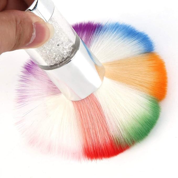 Nail Brushes Dust Cleaning for Acrylic UV Nails Art Powder Remover Manicure Pedicure Scrubbing Cleaner Tool Kits