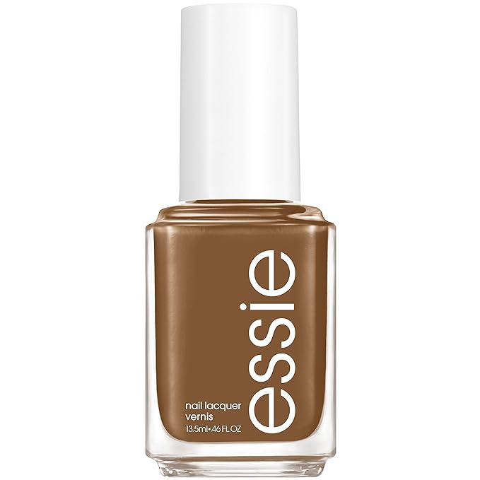 essie vegan nail polish, Off The Grid, fall 2022 collection, warm, mushroom brown