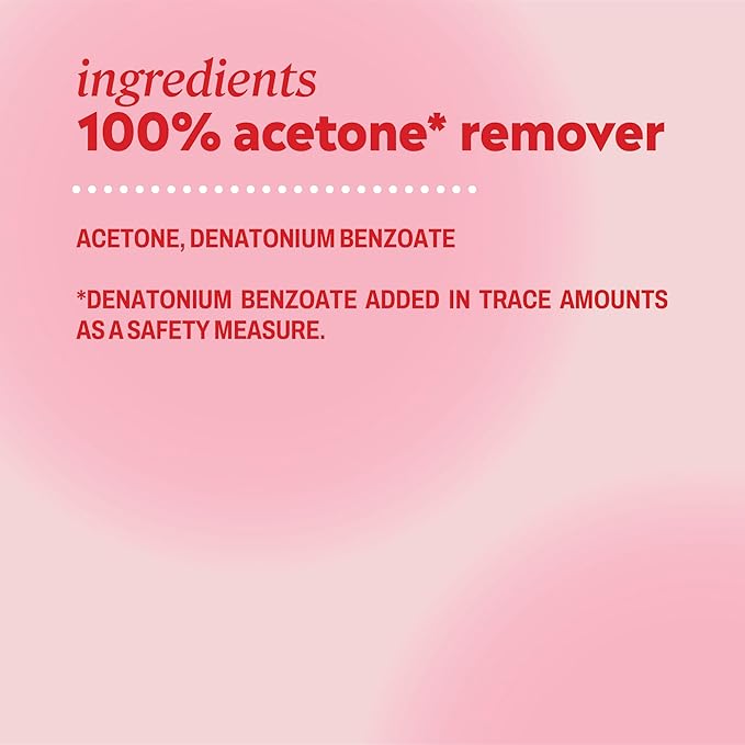 Onyx Professional 100% Pure Acetone Nail Polish Remover Kit with 7 inch Nail File, 16 fl oz - Made in USA, Maximum-Strength Gel Polish Remover, Artificial & Glitter Nail Polish