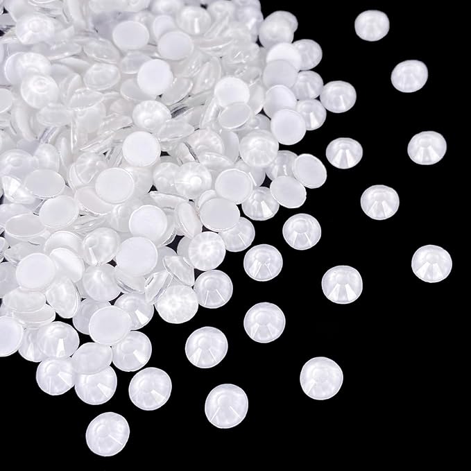 Flatback Glass Rhinestones,Bedazzler Gems 288pcs Non Hotfix Crystal Rhinestones for Nail Charms Crafts Clothes Tumblers,White Neon,SS30
