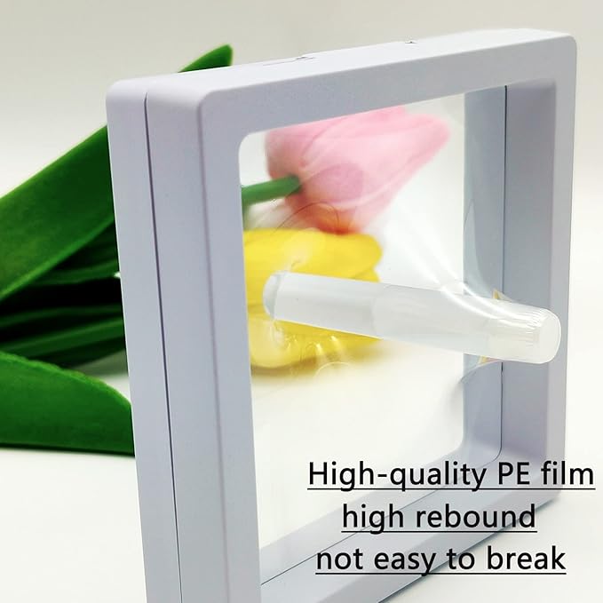 Press On Nail Packaging Boxes - 3D Floating Storage and Display Box With 60pcs Double Sided Adhesive Tape for Nail Tech