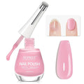 Regular Pink Nail Polish Quick Dry,Air Drying Fast Finger Nail Lacquer Non Gel Glossy Salon Manicure DIY at Home 0.54 fl.oz