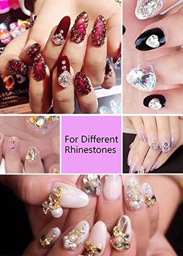 Nail Art Rhinestone Glue Gem Super Sticky Jewelry 8ml Gel Diamond Polish Decoration With Pen Tools UV Light Cured Needed 2Box