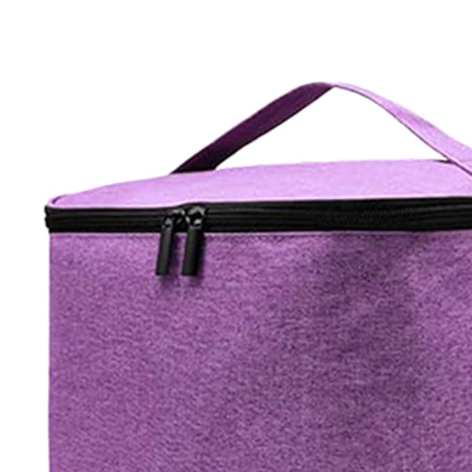 Double Layer Nail Polish Organizer Bag, Gel Nail Polish Organizers and Storage Box for Nail Varnish