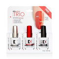 KUPA Gelfinity Base Coat & Glossy Top Coat & Matte Top Coat Trio Set, No-Wipe, Long-Lasting Soak-Off Formula, Chip-Resistant, UV/LED Gel Polish, 0.5 Fl Oz (Pack of 3)