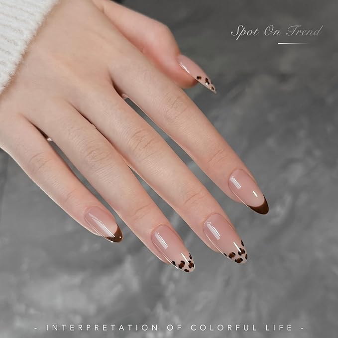 GAOY Brown Swirl Gel Nail Polish Art Liner, 12ml Dark Brown Color Nail Paint Design with Thin Brush, UV Light Cure for DIY French Manicure at Home
