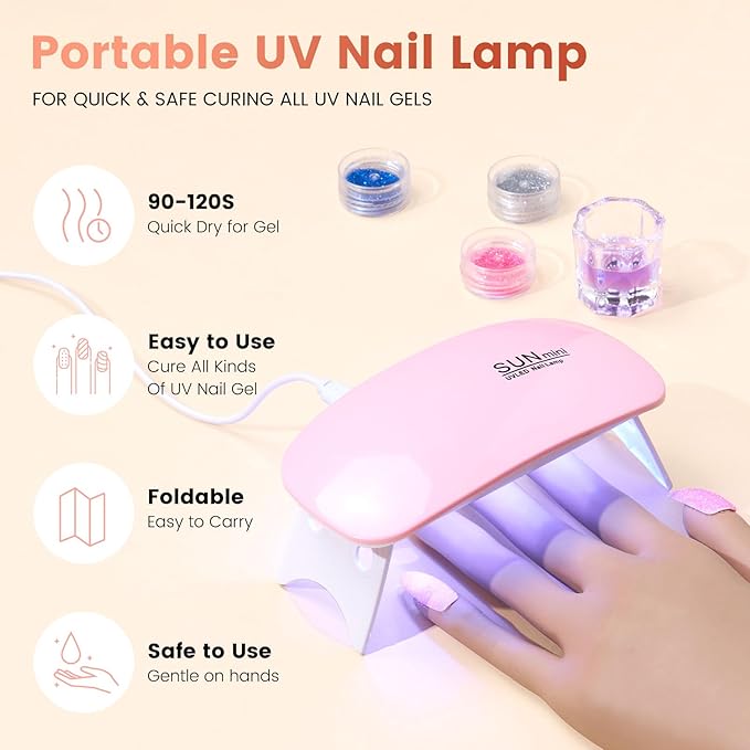 Practice Hand for Acrylic Nails Kit: Fake Silicone Hands Nail Mannequin Hand for Nail Extensions Caving - Flexible Manicure Hand Set for Beginner Salon Home