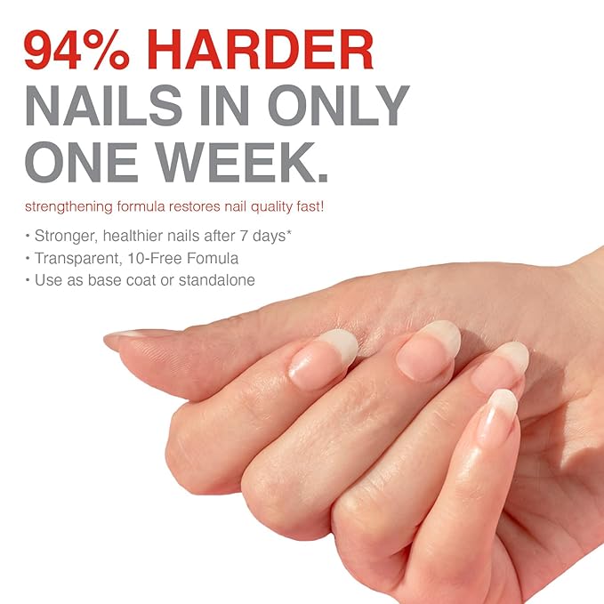 Probelle Nail Strengthener, Nail Strengthening Treatment, Nail Growth and Repair, Stops Peeling, Splits, Chips, Cracks, and Strengthens Nails (0.50 ounces, 3)
