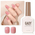 GAOY Sheer Maroon Gel Nail Polish, 16ml Jelly Pink Burgundy Translucent Color 1354 UV Light Cure Gel Polish for Nail Art DIY Manicure and Pedicure at Home