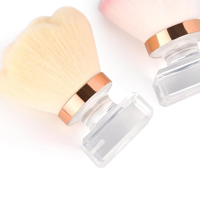 Nail Dust Brush Nail Art Dust Cleaner for Acrylic Nails Dust Brush for Nails Nail Art Manicure Dust Cleaner Brush for Nail Cleaning Makeup Brush Tools (3)