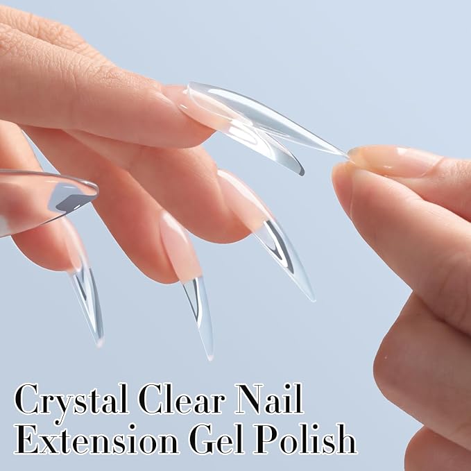 Double Rhythm 2.1 Oz Solid Sculpting Gel for Nail Art Non-Sticky 60g 3D Clear Hard Gel for Building, Carving, Molding Extension with Sculpting Pen and Mould (Clear)