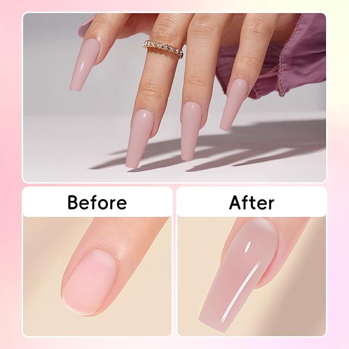 Acrylic Powder 120g 4.23oz No Lamp Needed for Nail Extensions, Bubble Free Formula Acrylic Nail Powder for 3D Art Sculpting Tips, Long Lasting Salon Quality Manicure