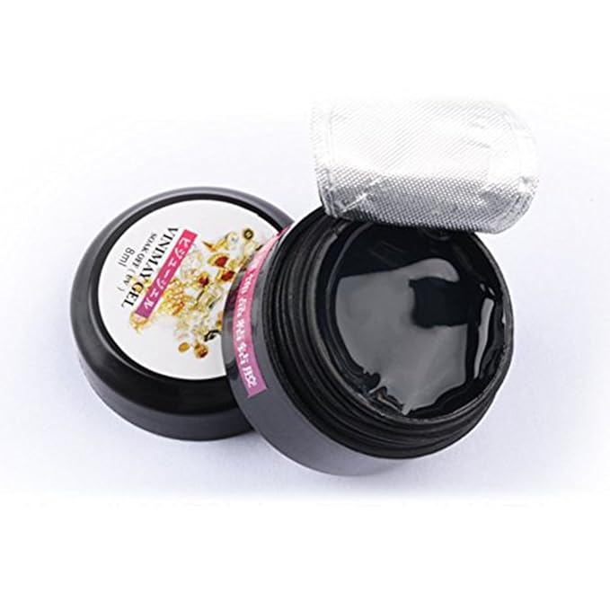 Nail Art Rhinestone Glue Gem Super Sticky Jewelry 8ml Gel Diamond Polish Decoration With Pen Tools UV Light Cured Needed 2Box