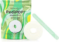 Spongellé Peppermint PediPOP! Pedi Buffer & Nail File | All-in-One Pedicure Treatment | Exfoliates, Softens & Cleanses | 30+ Washes | Vegan & Cruelty-Free