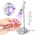 Saviland UV Light for Gel Nails: Smart Sensor 10s Fast Flash Cure UV Nail Lamp with Magnetic Stand Holder 360° Coverage Flash Cure Light Nail Glue Nail Gems Nail Lamps for Gel Polish