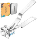 Nail Clippers for Seniors, 360 Degree Rotary Fingernail and Toenail Clippers with Long Handle Ultra Sharp Sturdy Stainless Steel Heavy Duty Large Toe Nail Clippers for Thick Nails