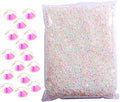 Hisenlee 14400PCS Rhinestone SS3-SS20 Crystal Gems 9 Sizes Wholesale Nail Art Rhinestone Flatback Round Glass Diamond for Crafts (SS16, Transparent AB)