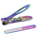 SZQHT Ultra Wide Jaw Opening Toenail Clippers Nail Clippers for Thick Nails Cutter for Ingrown Manicure Set,Pedicure Kit,Men & Women (Prismatic)