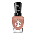 Sally Hansen Miracle Gel Salon Quality Nail Polish | Gel-Like Formula, Two-Step System, No UV Light Needed, Long Lasting | Opaque, Crème | 190 Road Less Traveled | Warm Beige Nail Polish