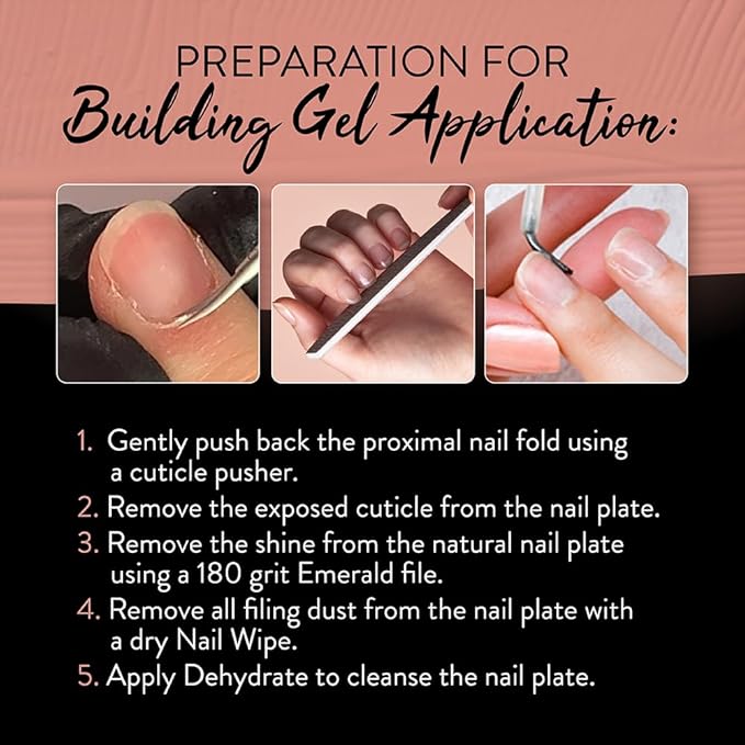IBD Building Gel, Hard Gel Nail Extension, Warm Nude, Soak-Off, Nail Builder Strengthener, 0.5 fl oz