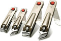 Nail Clipper Set, 4PCS Stainless Steel Toenail Clippers for Thick & Ingrown Nails - Nail Clippers for Men & Women, Heavy Duty Grooming Kit with Nail File