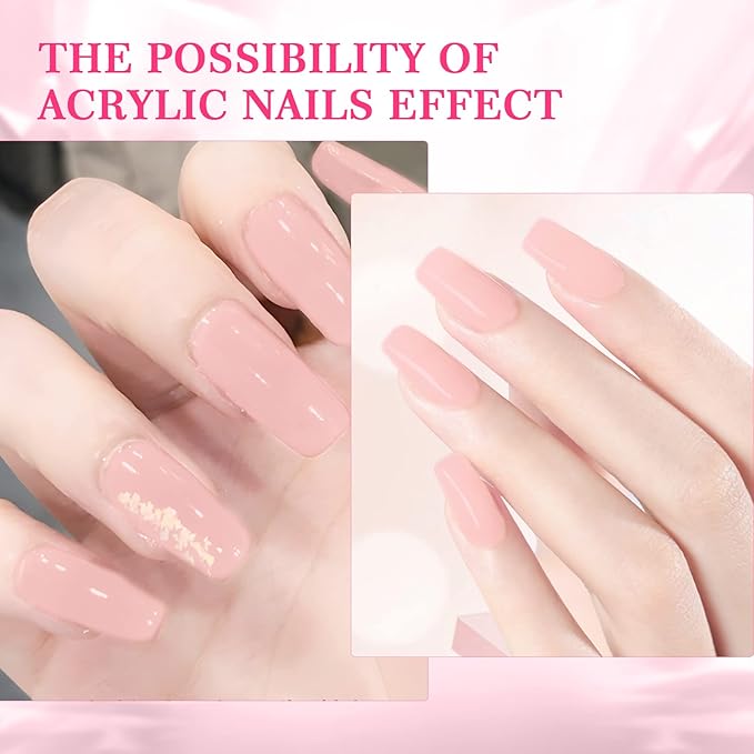 SAVILAND 5.29OZ Pink Acrylic Powder: Chip-Resistant Acrylic Nail Powder for Salon Effect Nail Extension 3D Carving Frech Manicure Long-Lasting for Begginers Home DIY Nail Salon