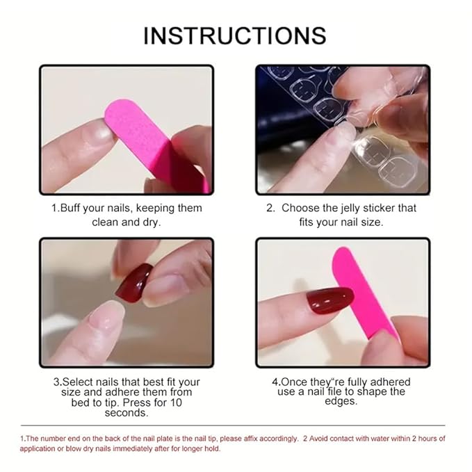 24Pcs Medium Press on Nails Square Christmas Fake Nails White Snowflakes Full Cover False Nails with Golden Glitter Powder Design Acrylic Nails Reusable Stick On Nails For Women and Girls
