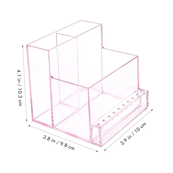 Beaupretty Nail Display Stand 2pcs Nail Drill Bit Holder Box Professional Nail Art Polishing Grinding Drill Bit Holder Display Storage Box Bit Case Organizer for Nails Nail Kits