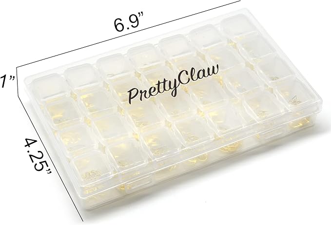 PrettyClaw Nail Art Set 28 Styles Nail Charms (1000+ Pieces) (Set #3)