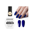 JODSONE 16.5ml Dark Blue Gel Nail Polish Bright Dark Blue Gel Polish Nail Manicure Salon DIY at Home High Gloss Soak Off U V