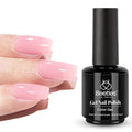 Beetles Jelly Pink Gel Nail Polish, 15ML Baby Pink Sheer Clear Jelly Spring Summer Gel Polish Bubblegum Theme Glaze Long Lasting Soak Off UV French Manicure Nail Art Gift for Women