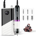 JODSONE Professional Nail Drill 45000 RPM Rechargeable Nail File for Nail Gel Removal Low Noise Portable for Home and Salon