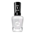 Sally Hansen Miracle Gel Supercharged Pinks Nail Polish | Salon Quality Gel-Like Formula, Two-Step System, No UV Light Needed, Long Lasting | 795 Boss Babe | Gray-Pearl Nail Color