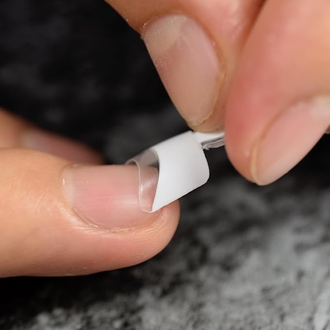 12 Sizes White French Fake Nail Art Tips 24pcs/kit Short Wrap Edge Armor DIY Acrylic False Nails Manicure Accessories Tool x 10 kits
