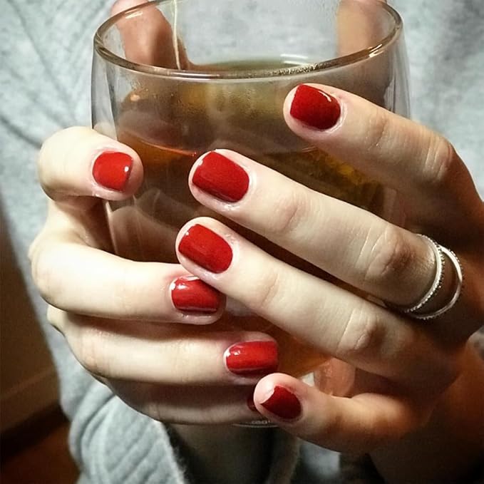 Dazzle Dry Mini Kit 4 Step System - Rapid Red, a classic true red. Full coverage cream. (5 Piece Kit / 5 Manicures)