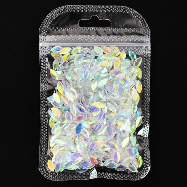 100PC Flatback Rhinestones Nail Art Rhinestones AB Crystals Glass Stones 3D Nail Jewelry Accessories