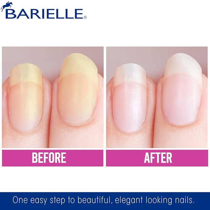 Barielle Nail Whitener for Yellow Nails or Dull Nails .47 oz. (PACK OF 2) - Whitening for Nails, Treats Yellow Nails