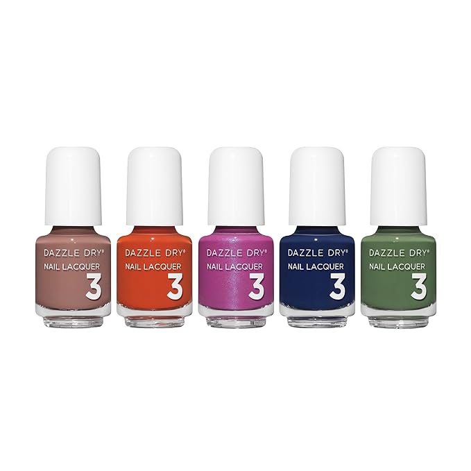 Dazzle Dry Mini Flight - Lodge Life - 5 Mini Lacquers